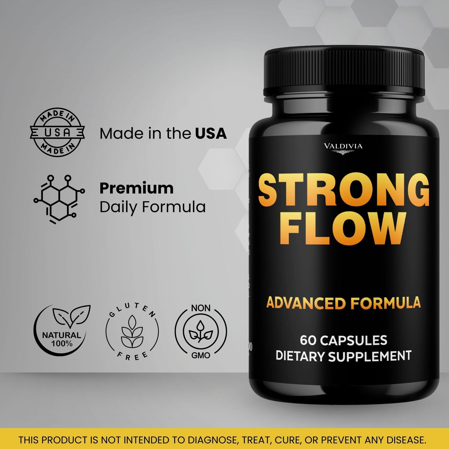 Valdivia Strong Flow Capsules, 120 Count