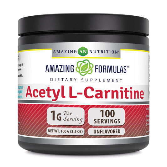 Amazing Nutrition Acetyl L-Carnitine Powder 3.5 Ounces