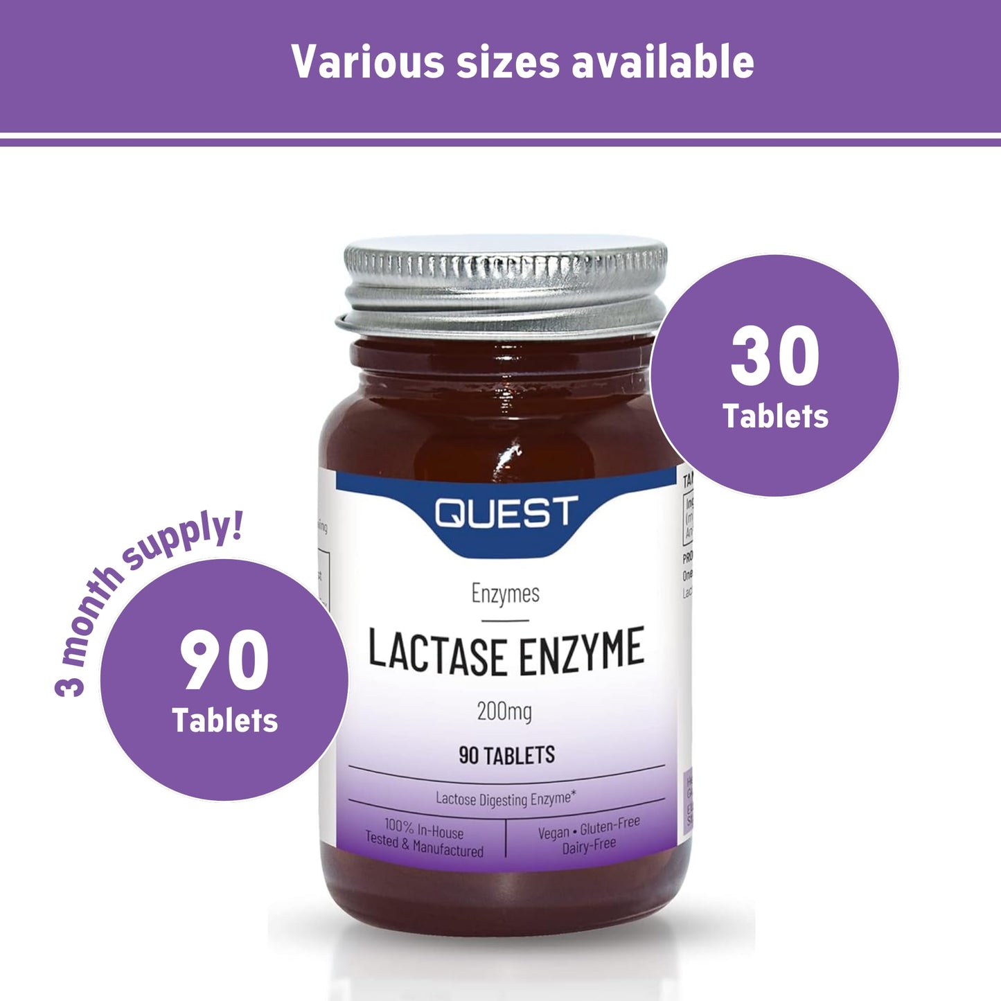 Quest Lactase 200mg Tablet 1