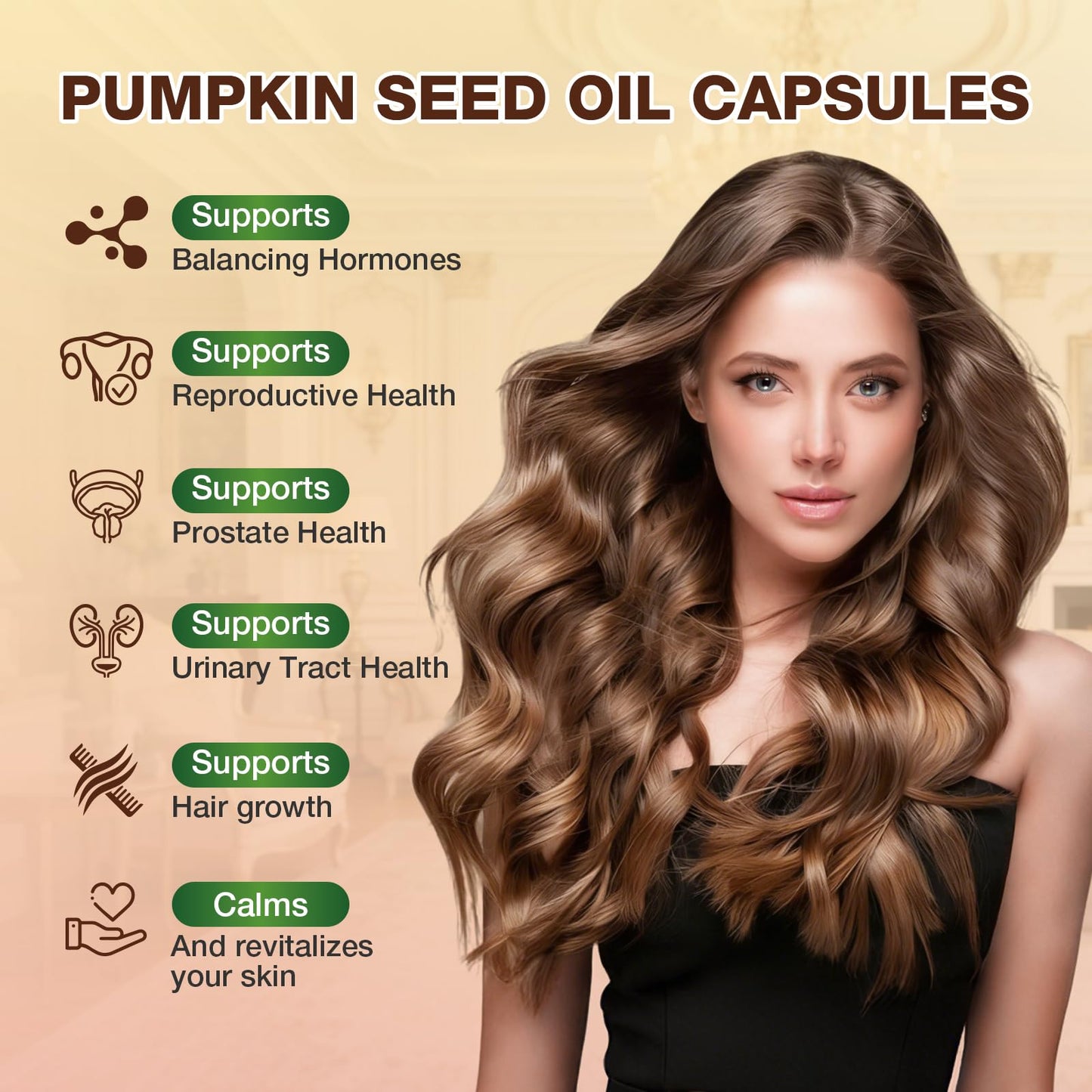 SUOOCH Pumpkin Seed Oil Capsules, 300 Count