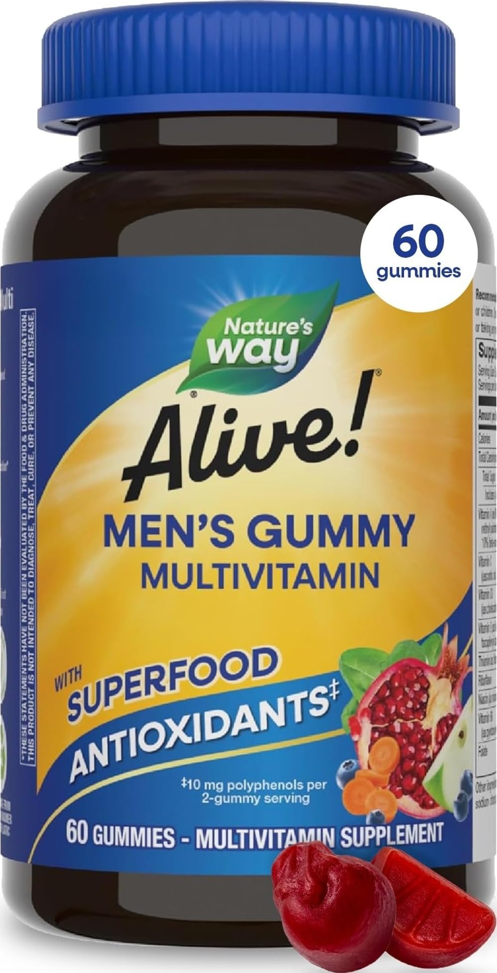 Nature's Way Alive! Men’s Multivitamin Gummy, 60 ct