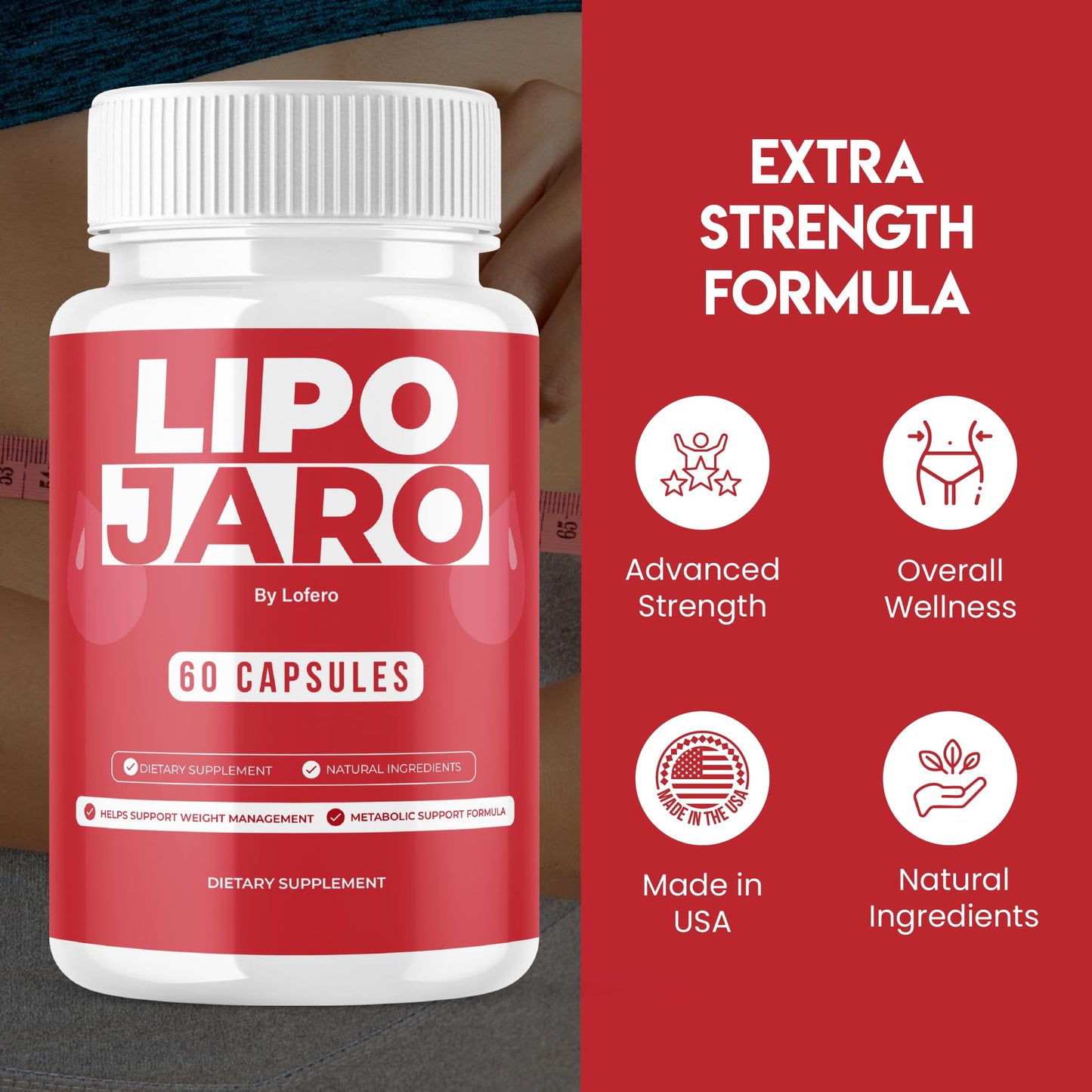 Lofero Lipojaro Capsules, Capsule, 180 Count