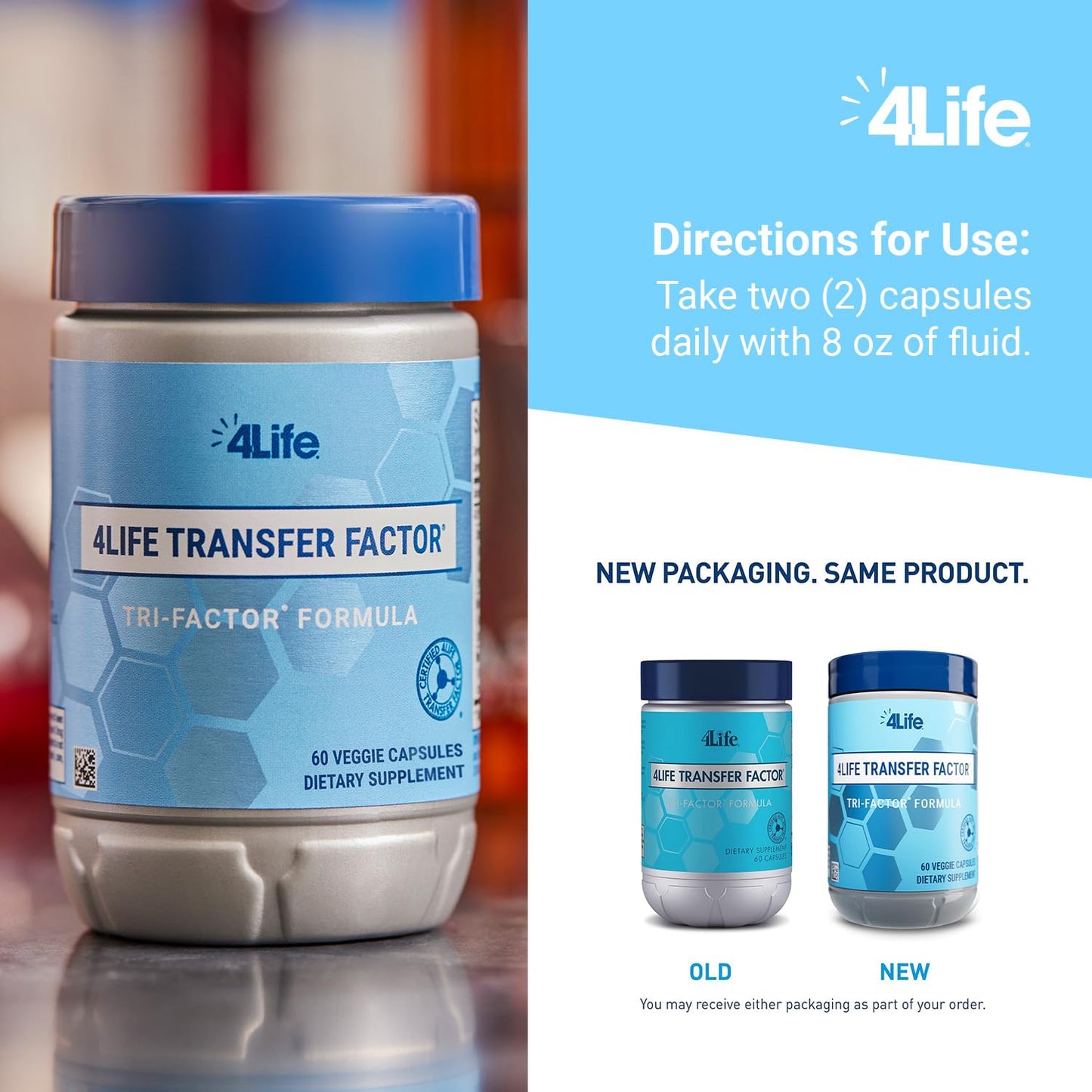 4Life Transfer Factor Tri Factor Formula Capsules 60 Count
