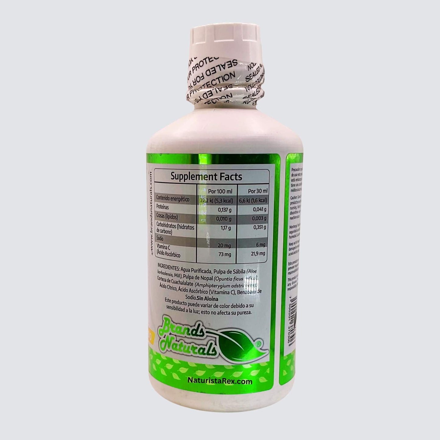 Generic Brands Naturals Sabila, Nopal y Cuachalalate Capsule 30 Count