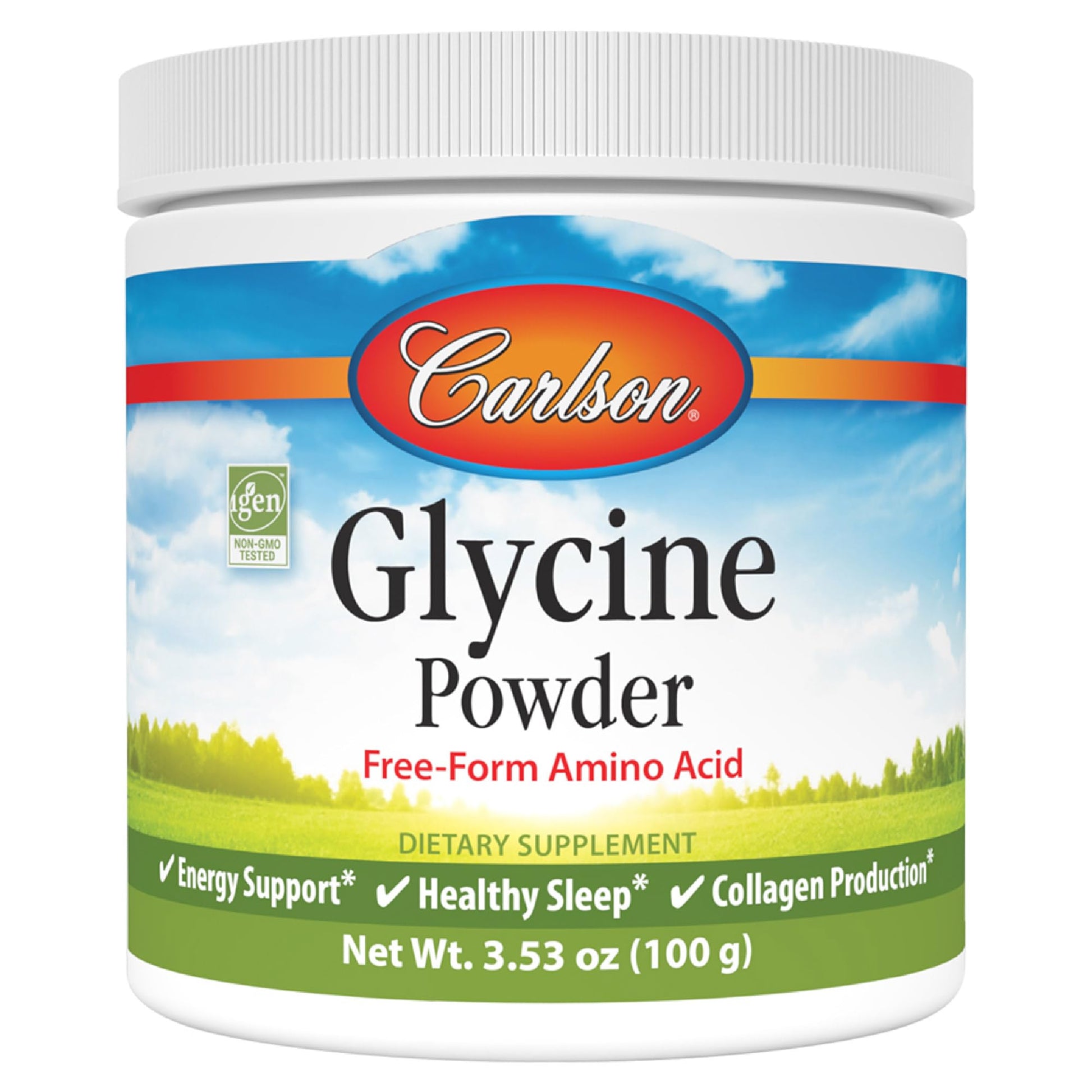 Carlson Glycine 2000 mg Powder, 3.53 oz