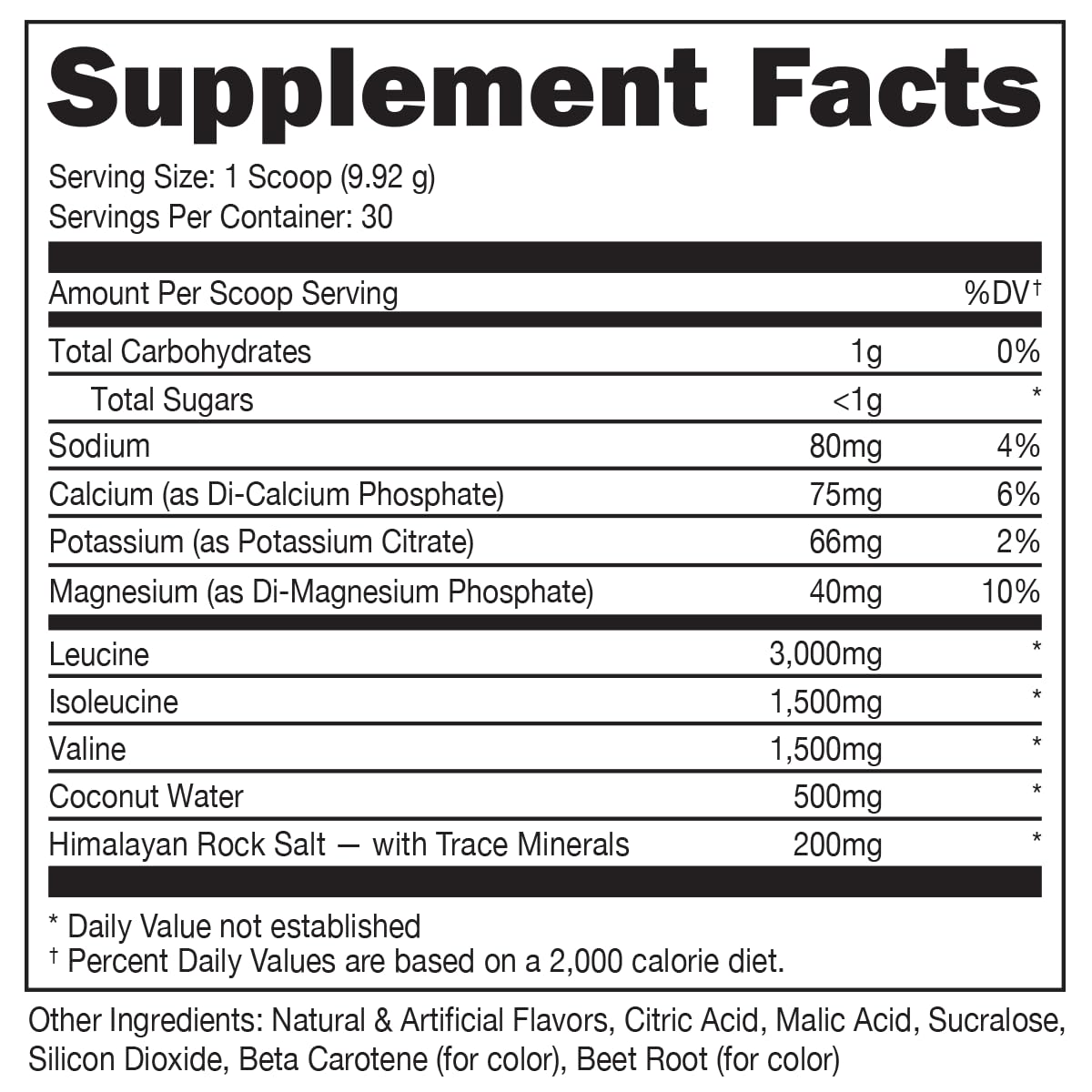 Bucked Up Original BCAA 2:1:1 Branched Chain Essential Amino Acids Powder 11.11 oz