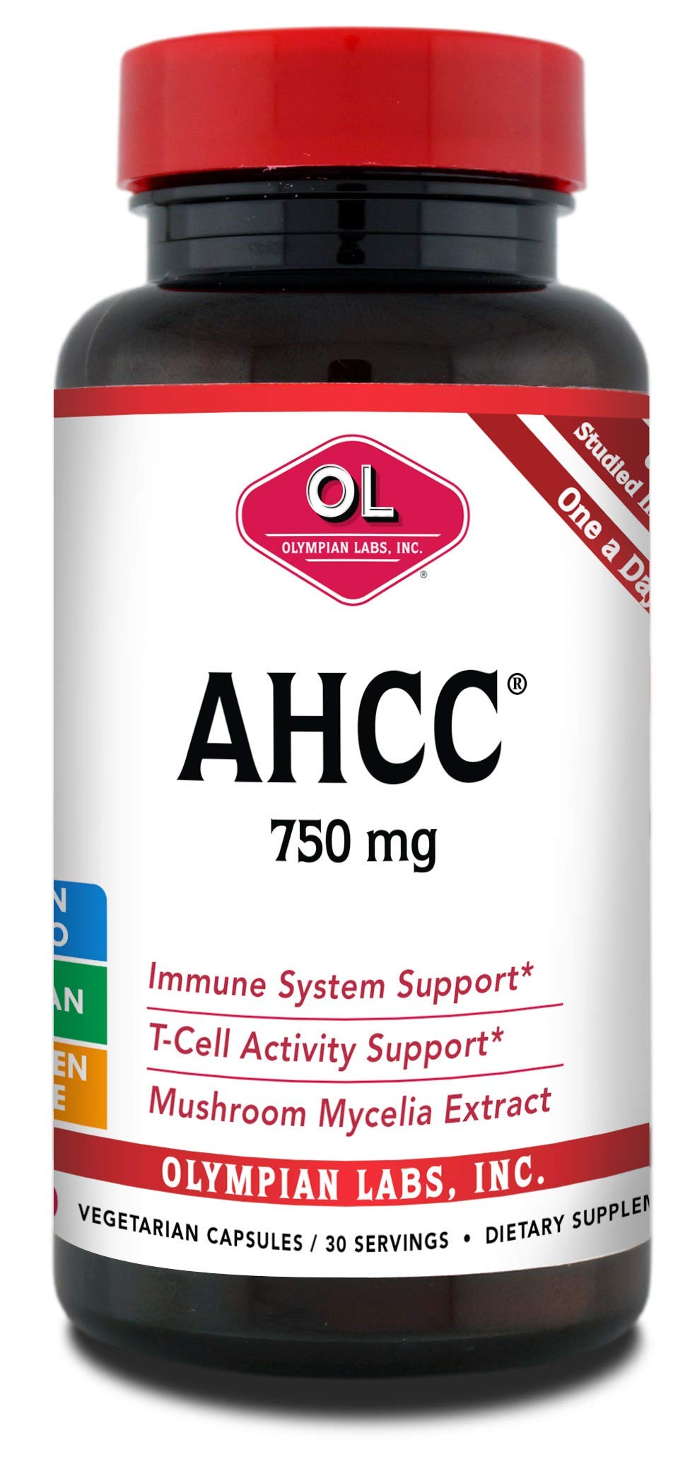 Olympian Labs AHCC Supplement Capsule 30 Capsules