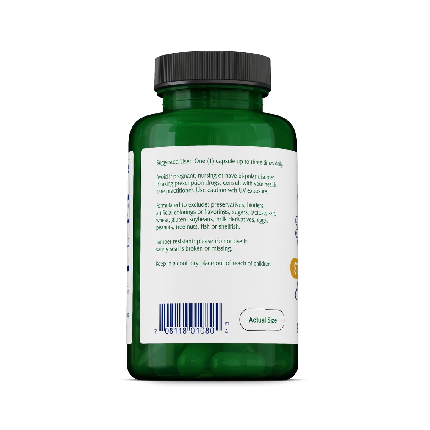 Vitanica St. John's Wort Capsules, 60 Count