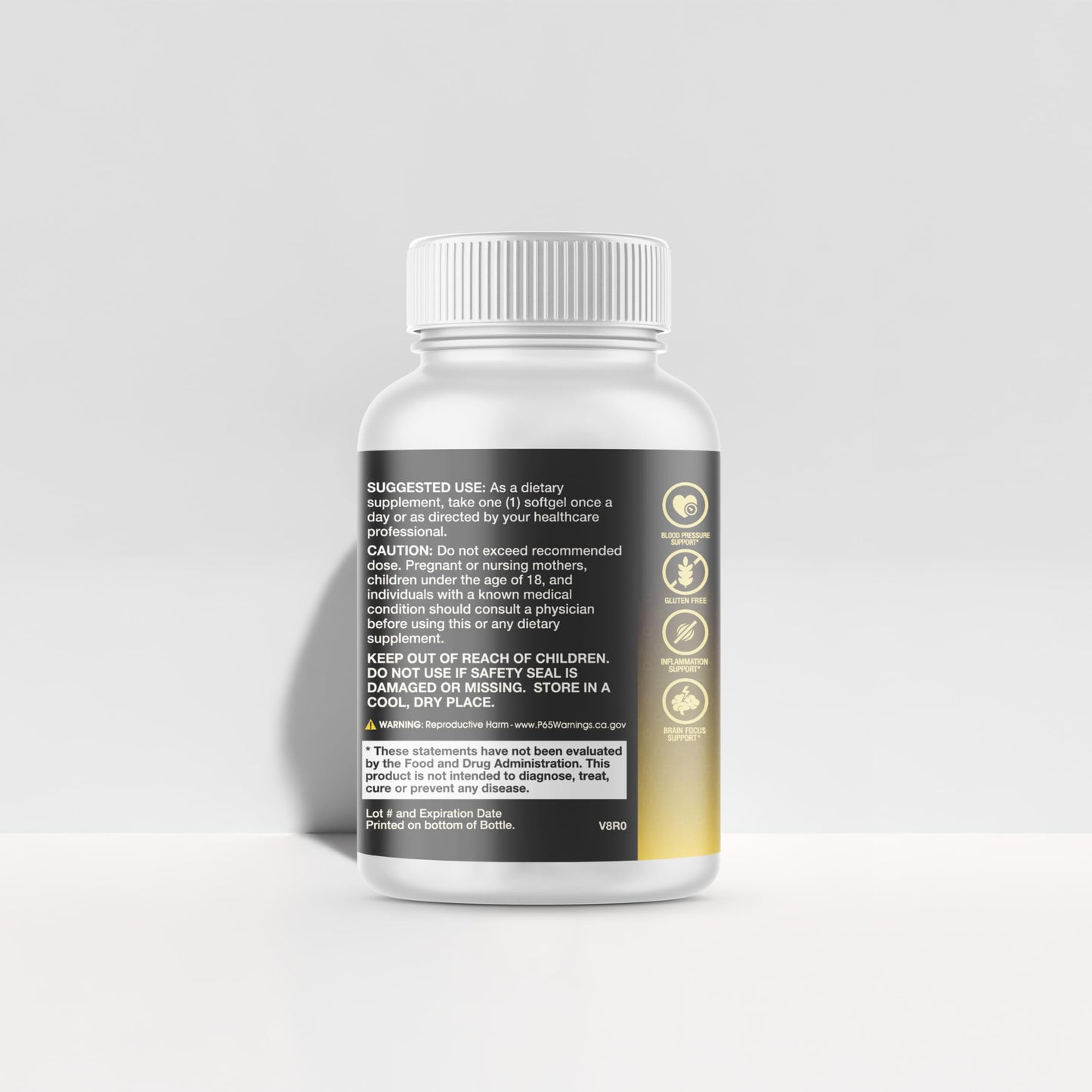 Devotion Nutrition Omega-3 Fish Oil Softgels, 60 Softgels