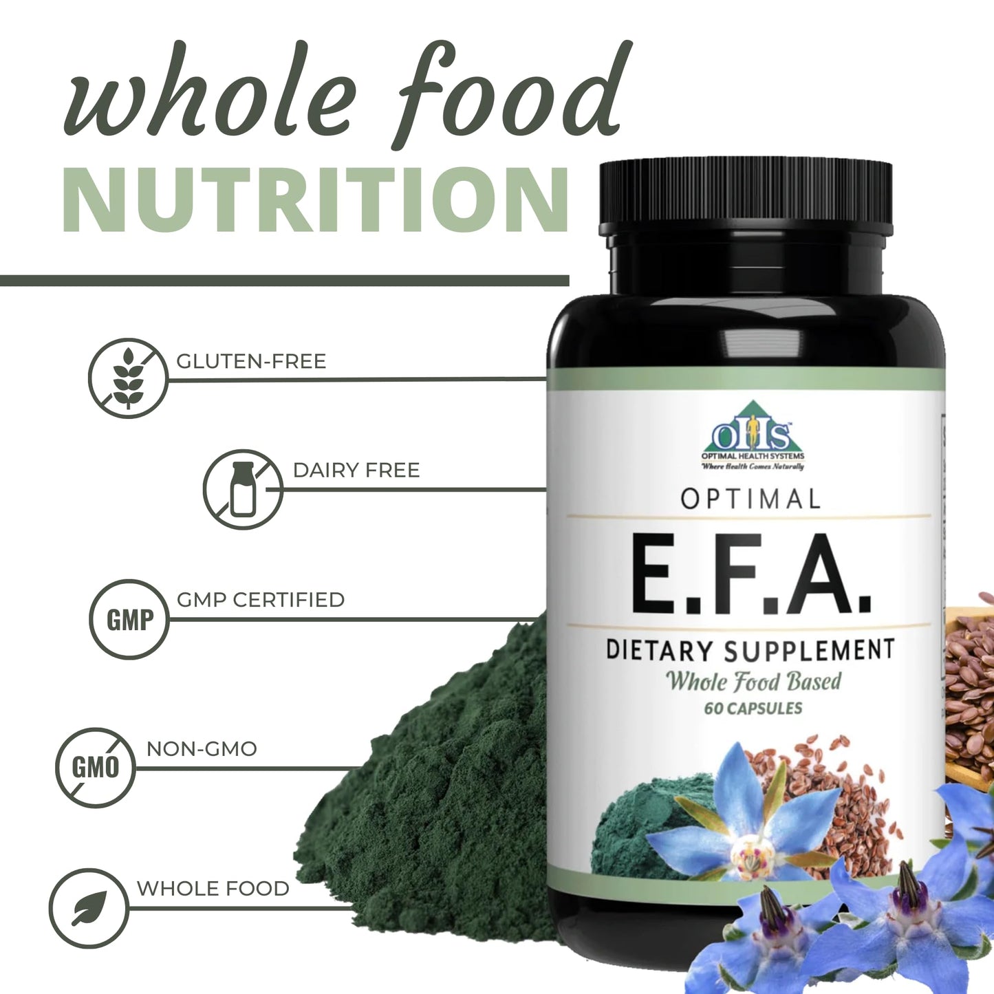 Optimal Health Systems EFA 60 Capsules