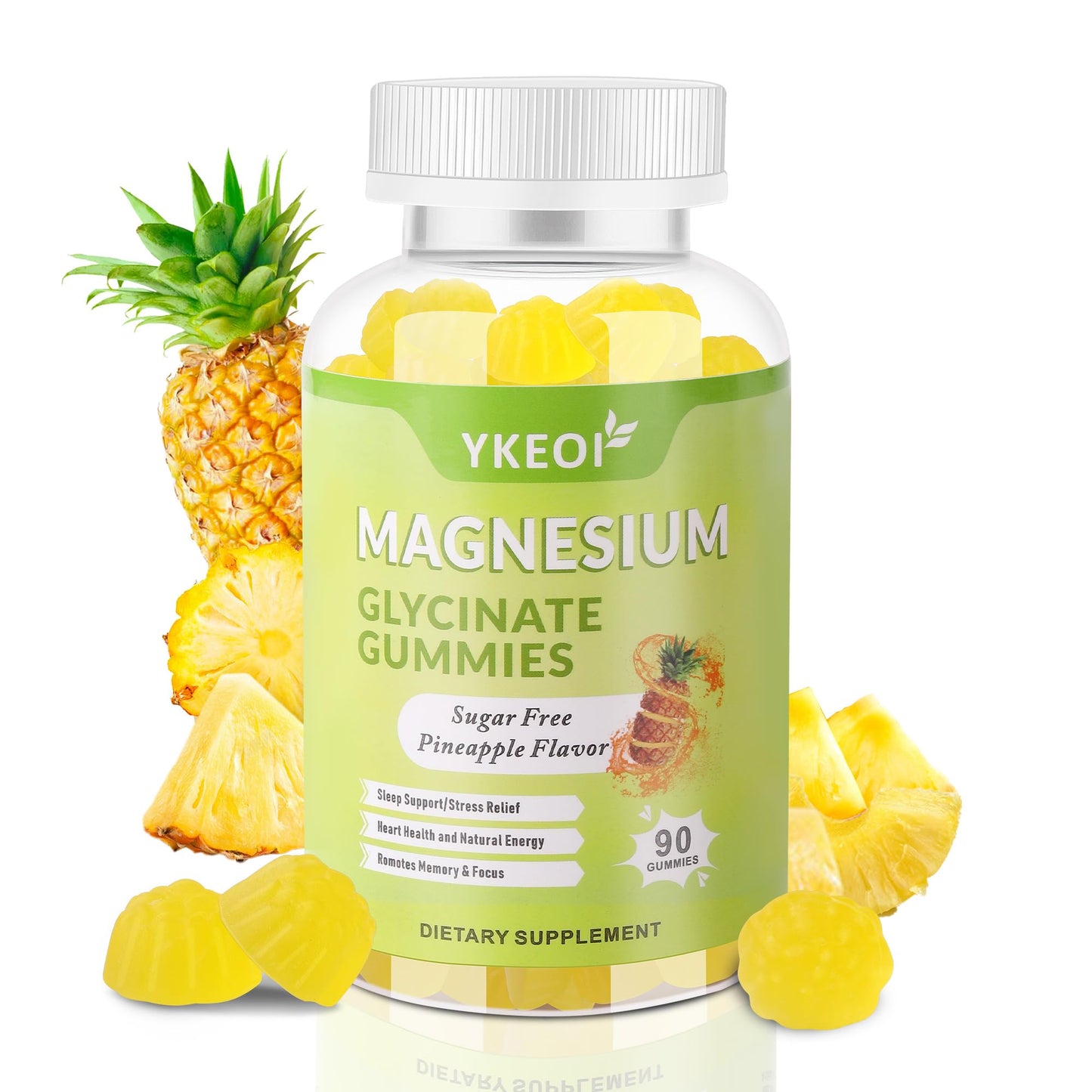 YKEOI Magnesium Glycinate Gummies 500 mg, 90 Count