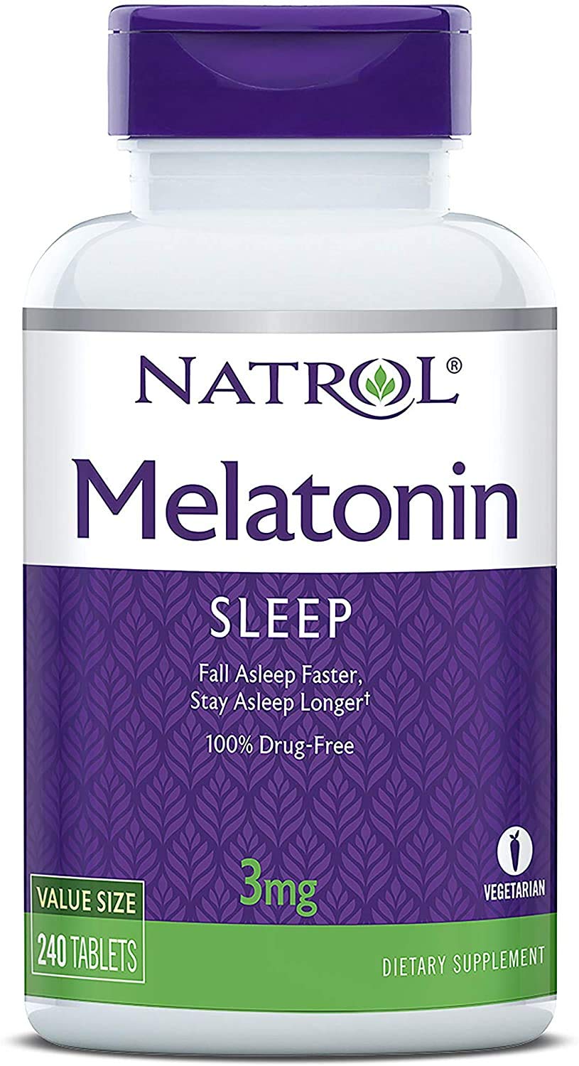 Natrol Melatonin 3 mg Tablet, 240 Tablets