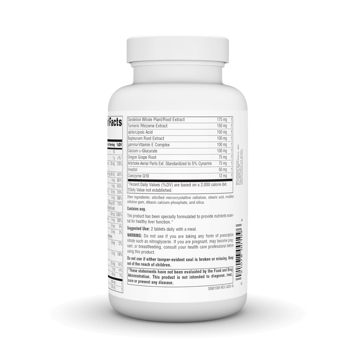 Source Naturals Liver Guard Silymarin, CoQ10, N-Acetyl Cysteine Complex, 120 Tablets