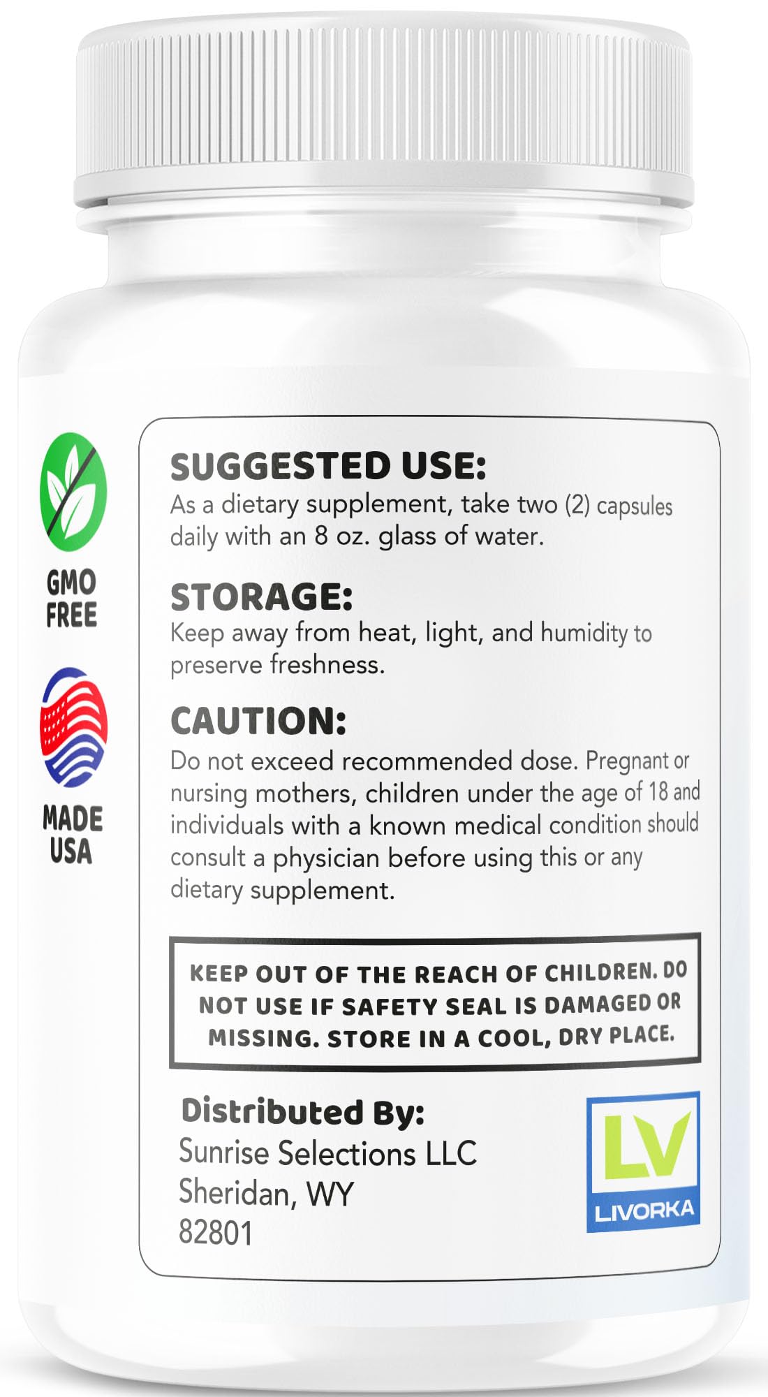 LIVORKA Burn Slim Capsules, 180 Capsules
