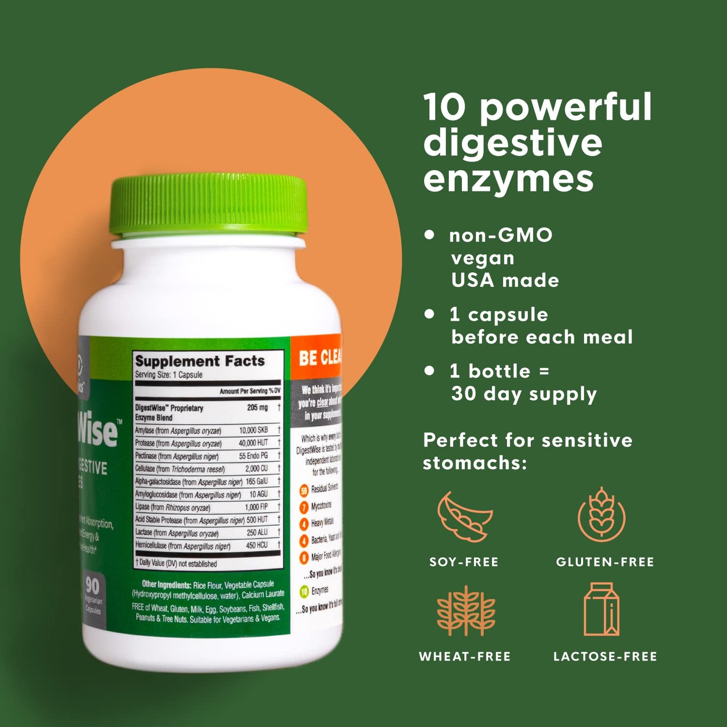 Naturenetics DigestWise Digestive Enzymes Capsule 540