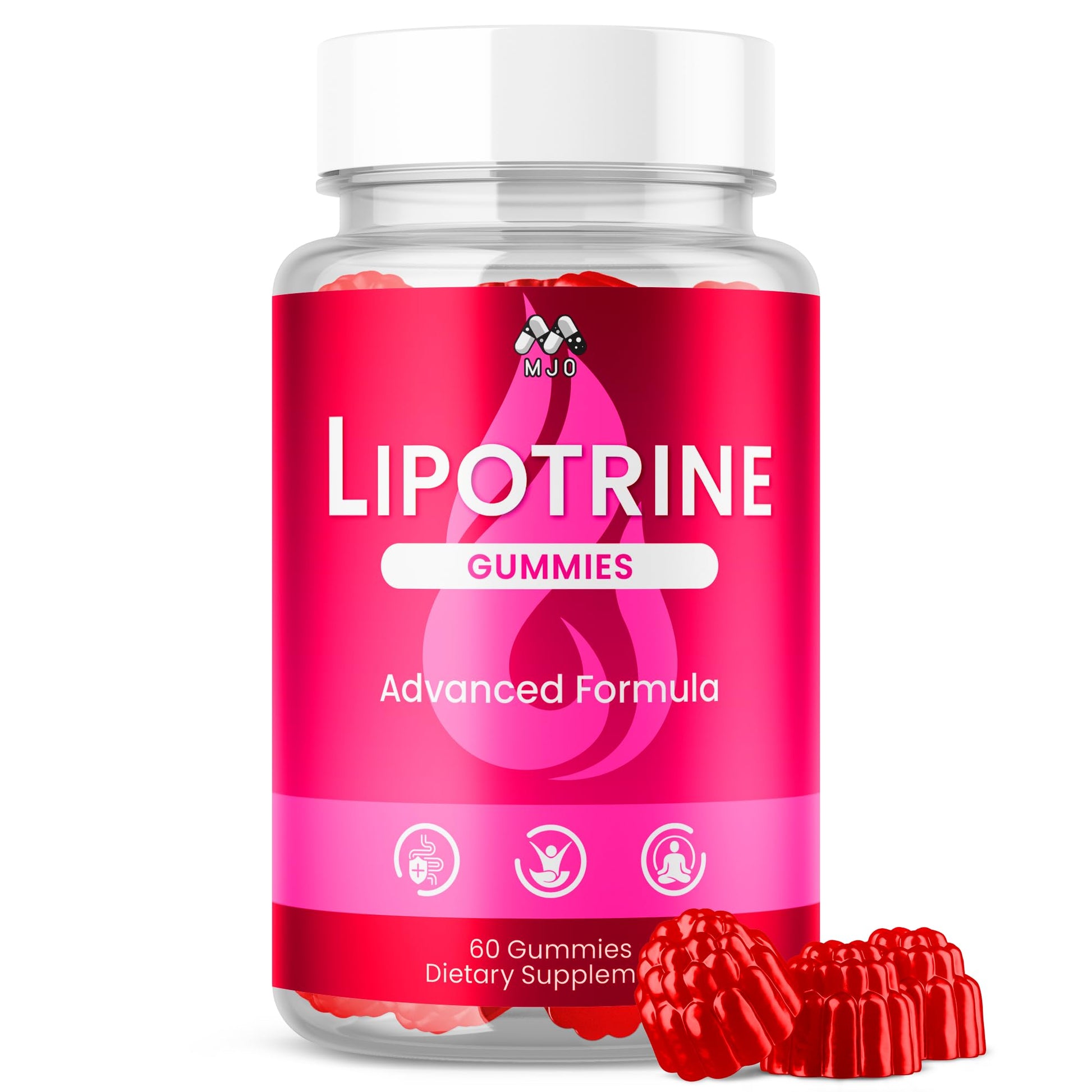 MJO Lipotrine Gummies Gummy, 60 Count