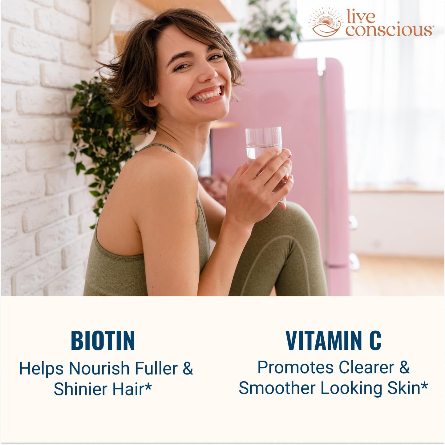 Live Conscious Beyond Collagen Multi Collagen Powder w/ Types I, II, III, V & X, 30-Count