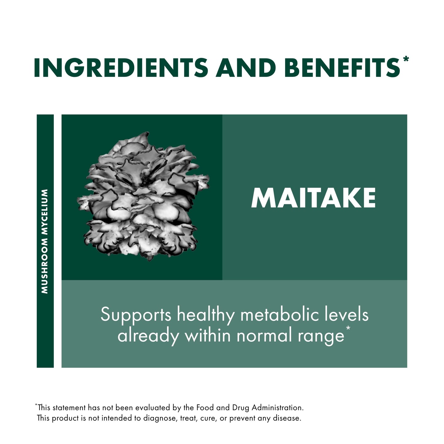Host Defense Maitake Capsules 60 Capsules