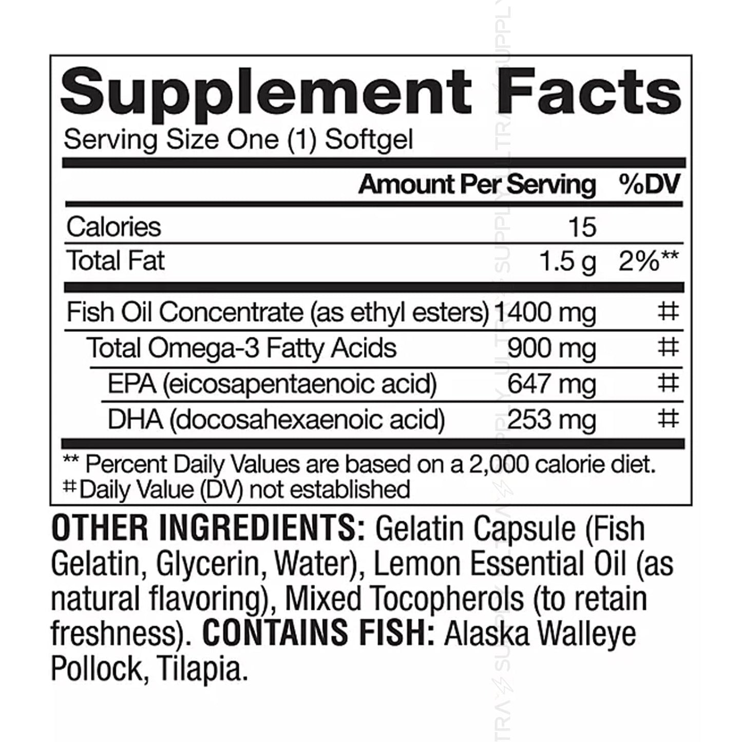 Generic Members Mark Omega 3 Fish Oil Softgels 150