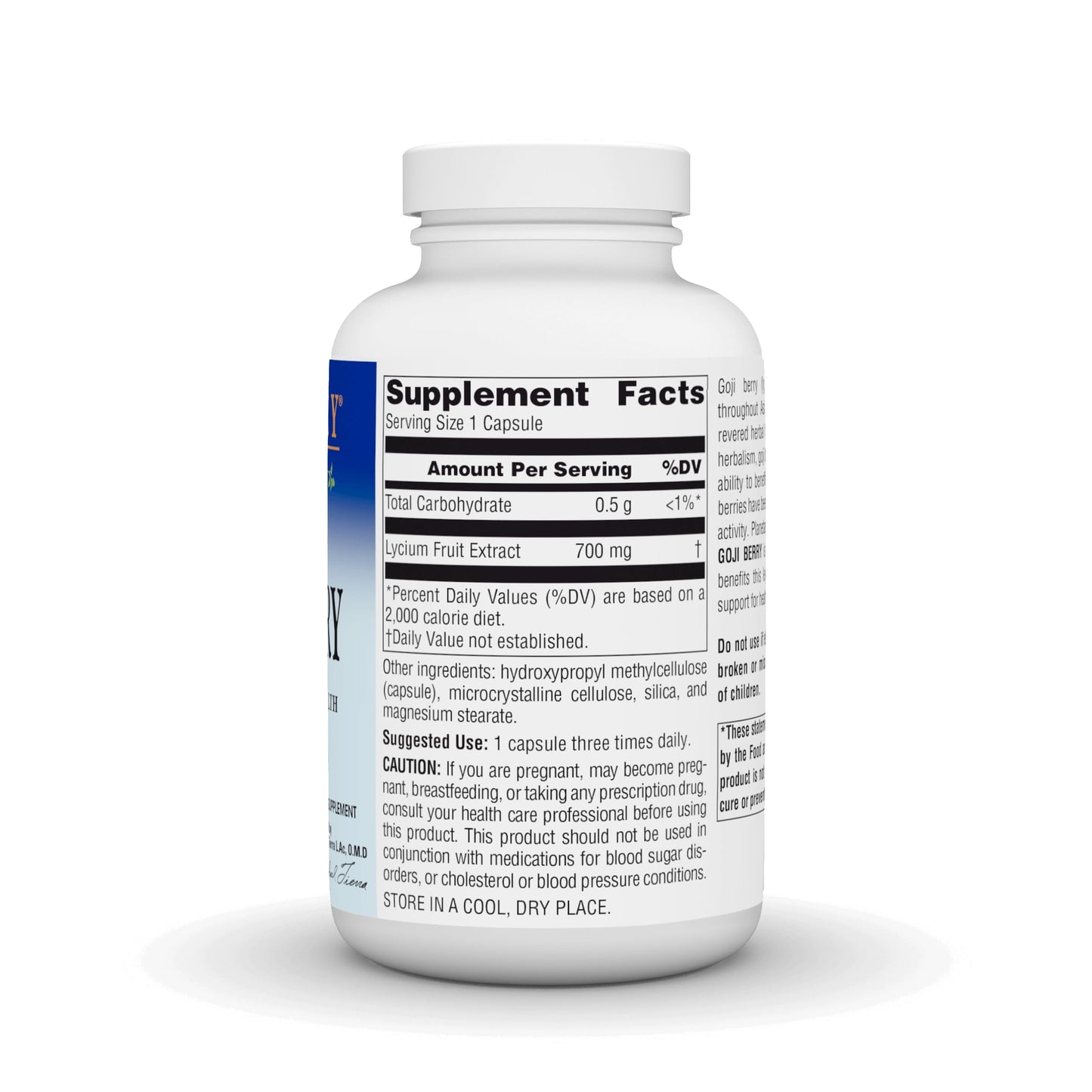 Planetary Herbals Goji Berry Full Spectrum 700mg Capsule, 180 Count