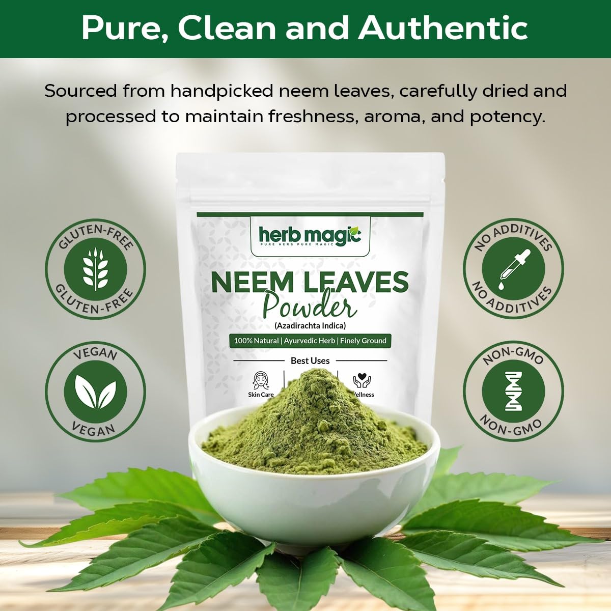 Herb Magic Neem Leaf Powder 8 oz