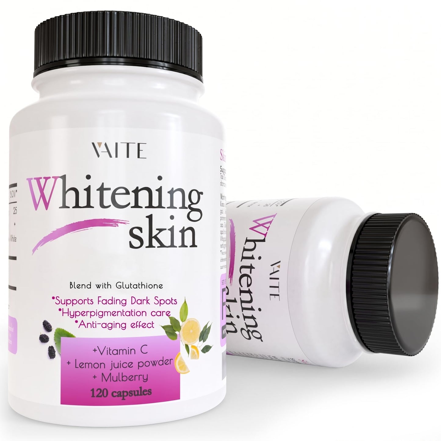 VAITE Glutathione Whitening Pills Capsule, 120 Capsules