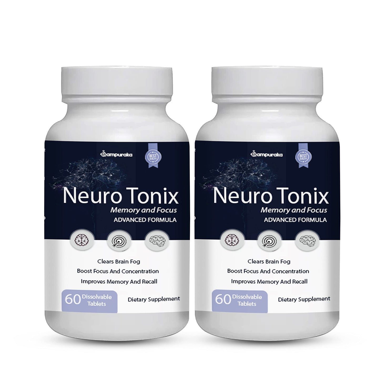 Sampuraka NeuroTonix Support Healthy Memory Capsule 120