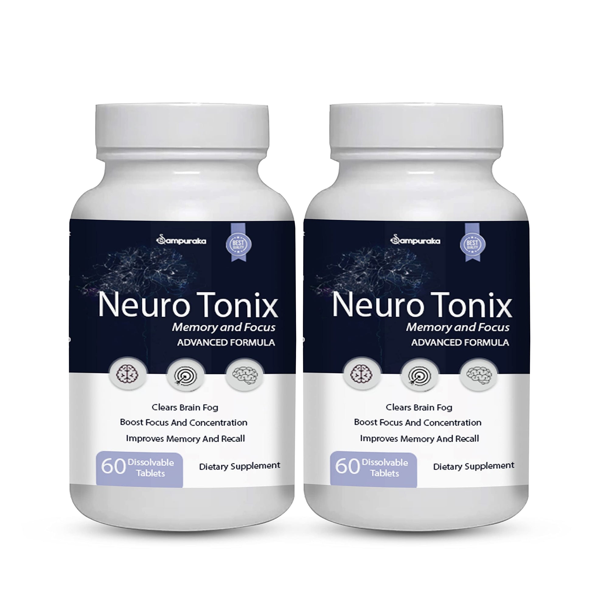 Sampuraka NeuroTonix Support Healthy Memory Capsule 120