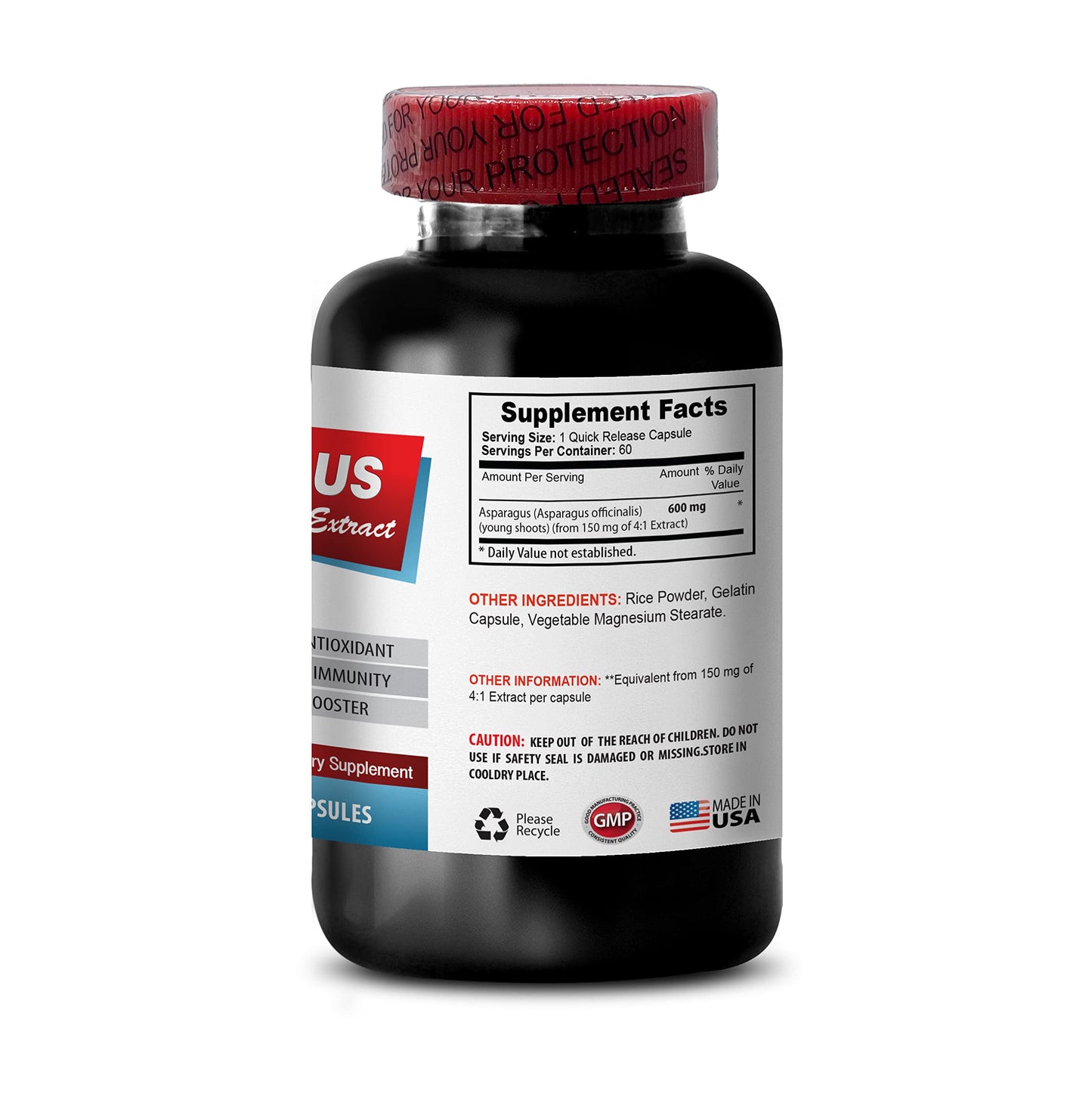Sport Supplements Asparagus Young Shoots, 120 Capsules