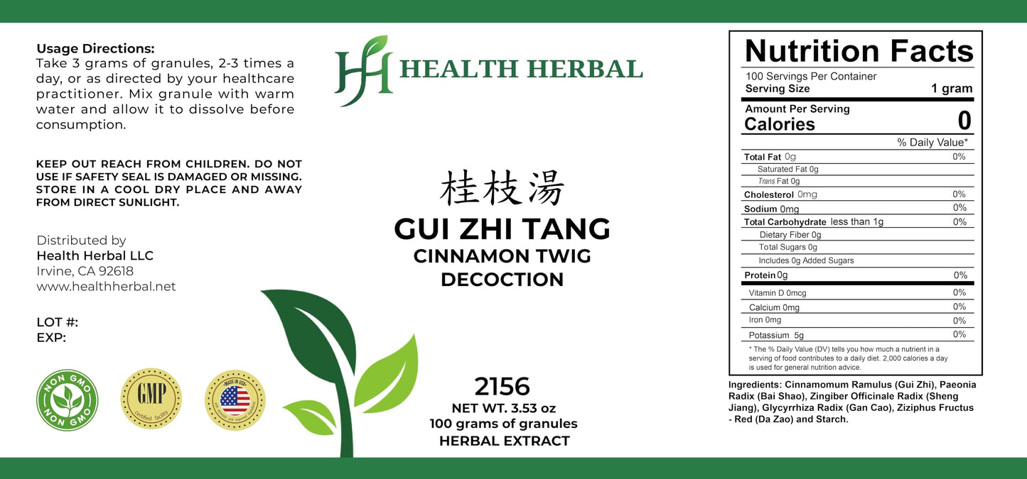 Health Herbal GUI Zhi Tang/Cinnamon Twig Decoction Powder 3.53