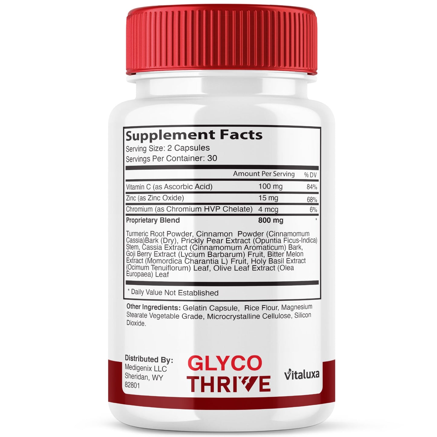 Vitaluxa Glyco Thrive Capsules 180 Capsules