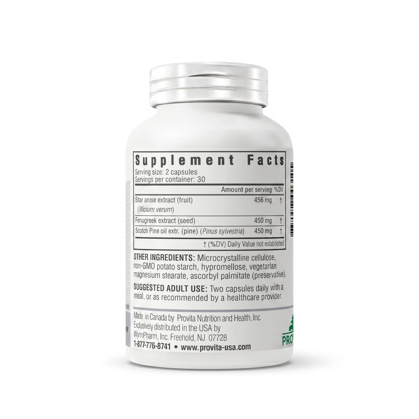 PROVITA Nervine 180 Capsules