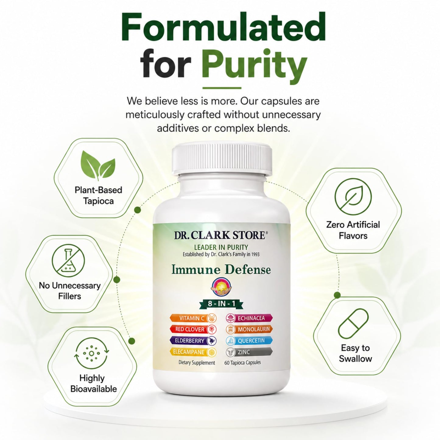 Dr Clark Store Immune Defense Capsules, 60 Capsules