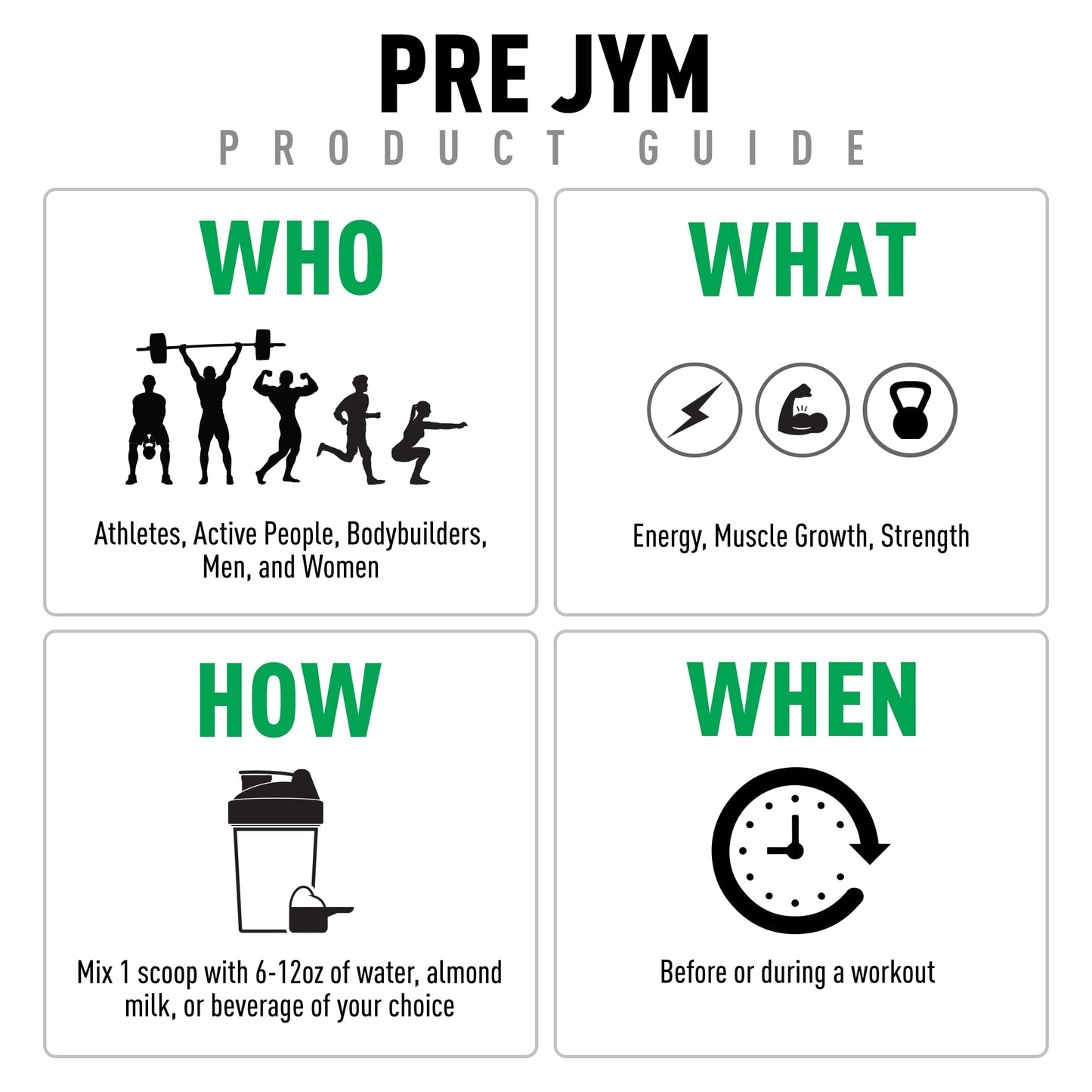 JYM Supplement Science PRE JYM Orange Mango Powder, 30 Servings