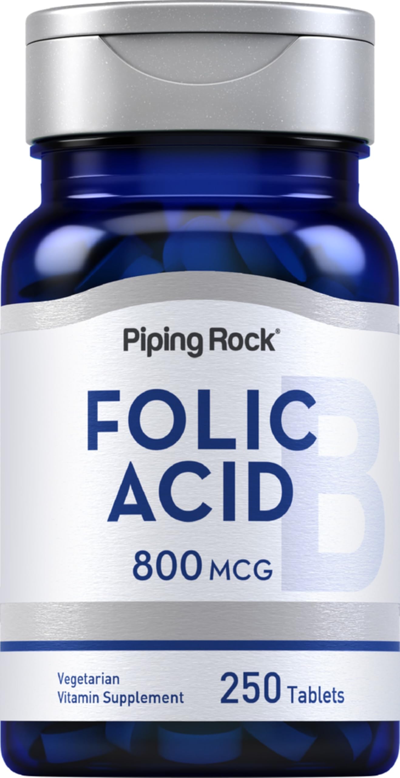 Piping Rock Folic Acid Supplement 250 Tablets