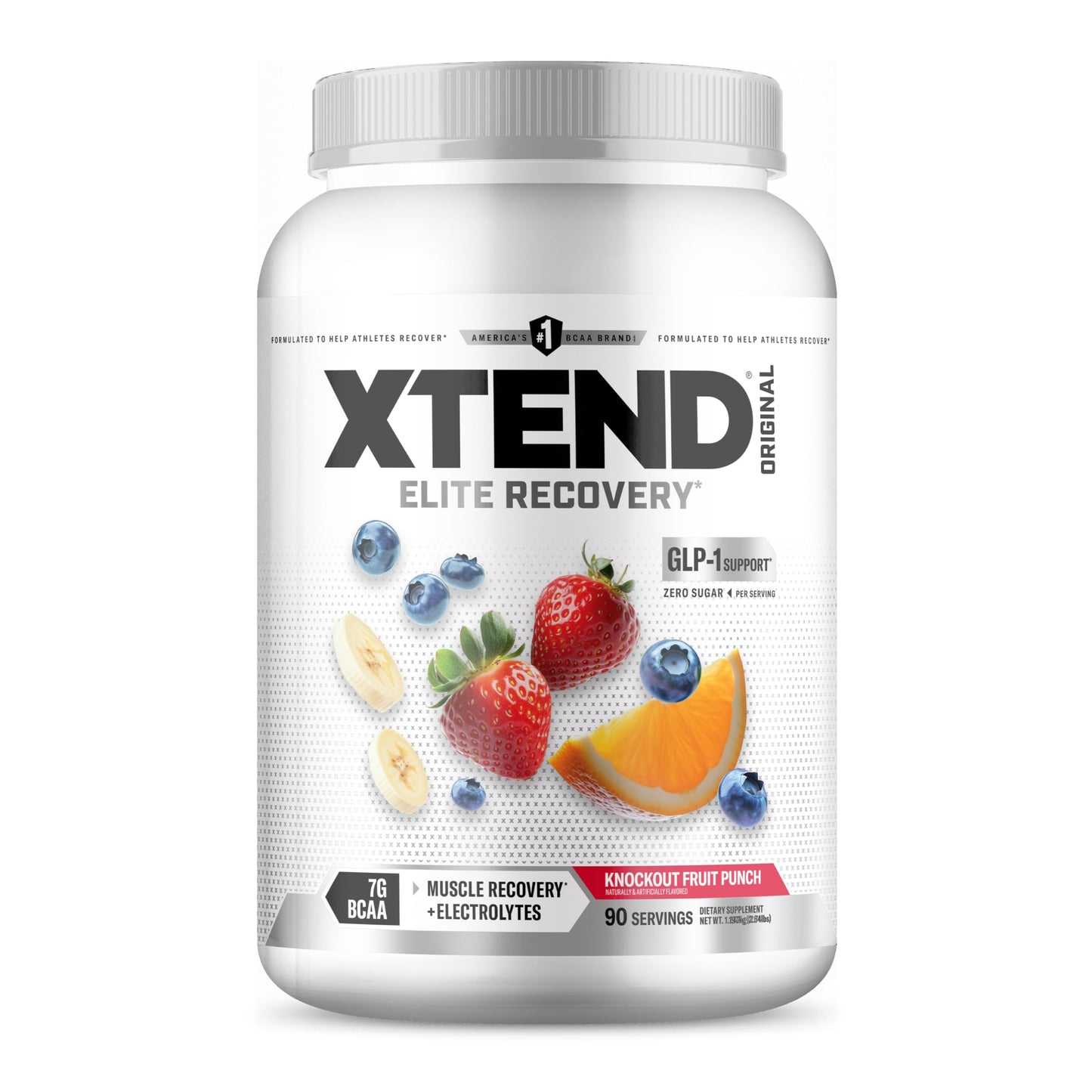 Xtend Original BCAA Powder, Fruit Punch, 90 Servings