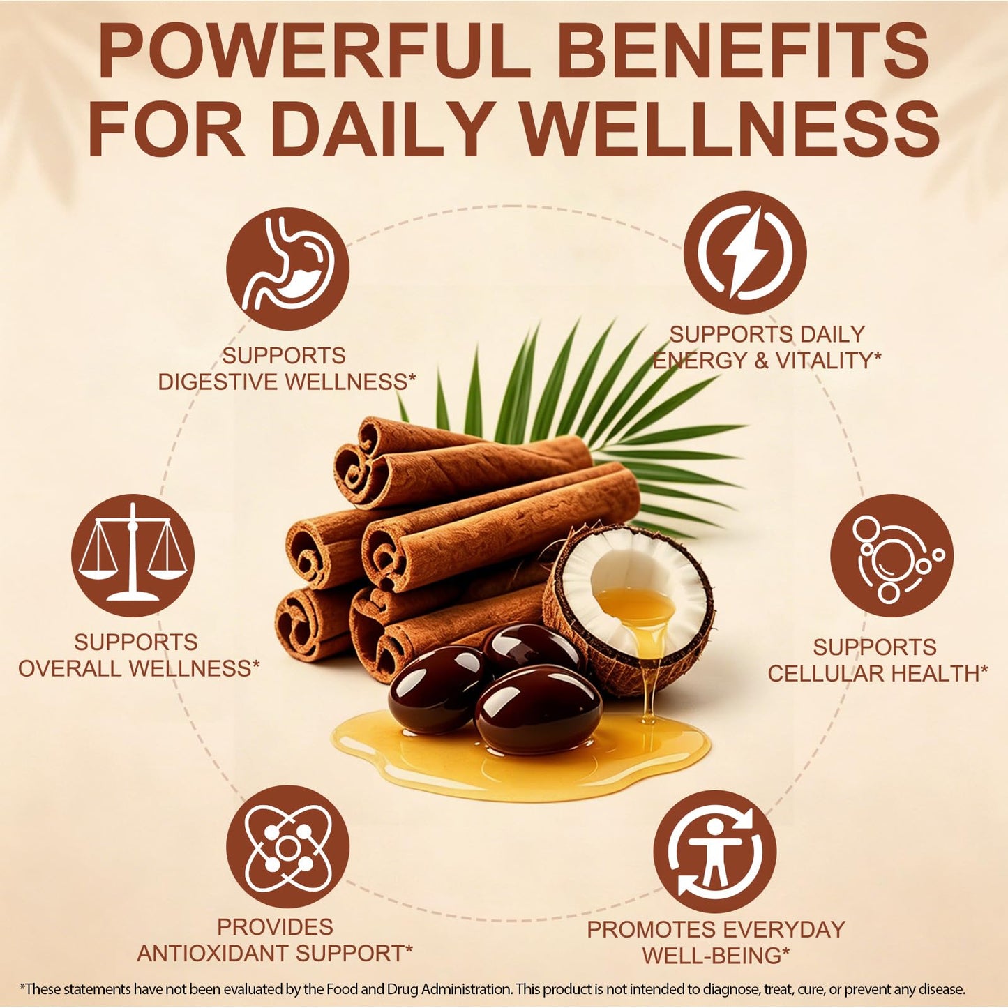 LLFLPEFG Ceylon Cinnamon Softgels with MCT Oil, 300 Count
