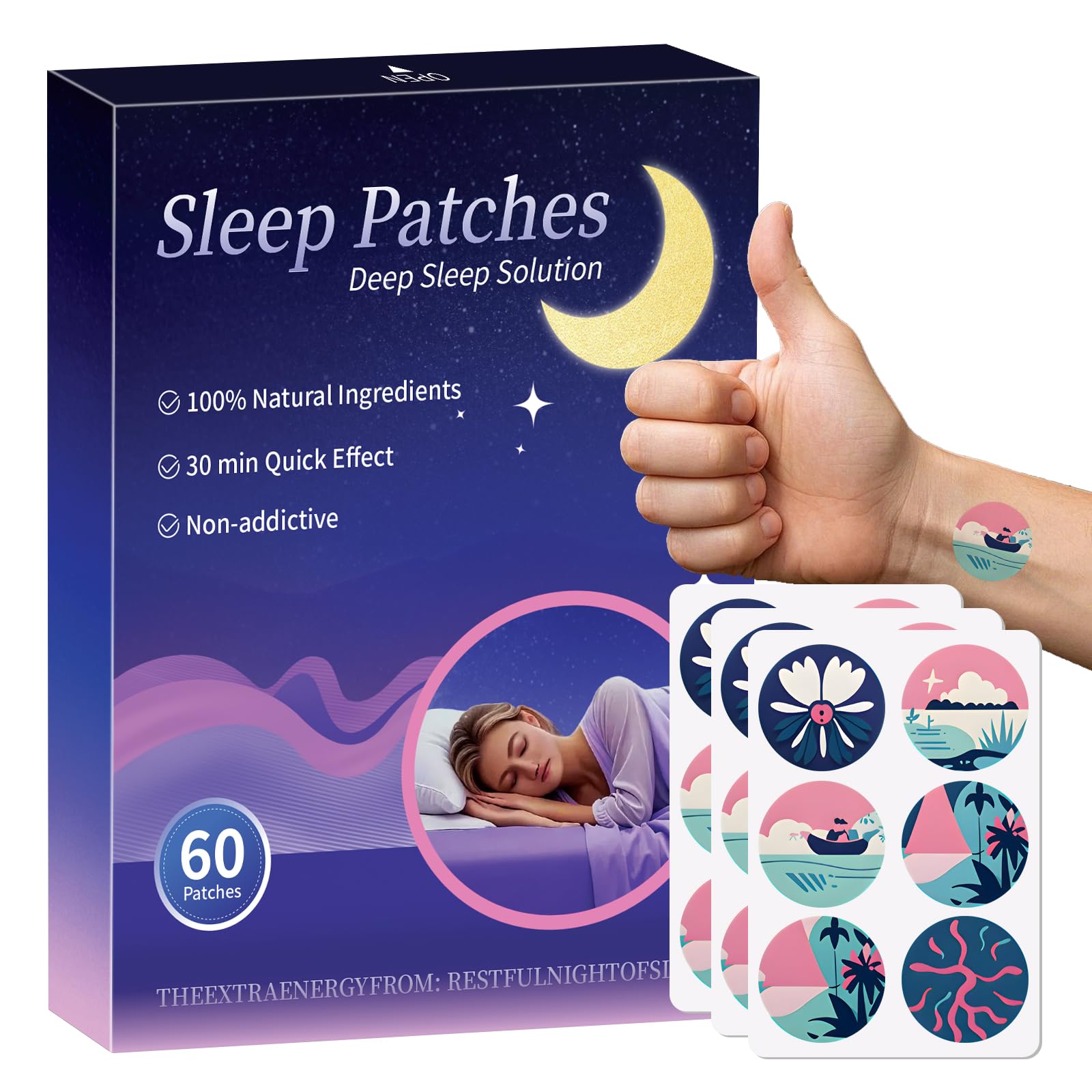 Gethorey Sleep Patches Deep Sleep, Tablet, 1 Tablet