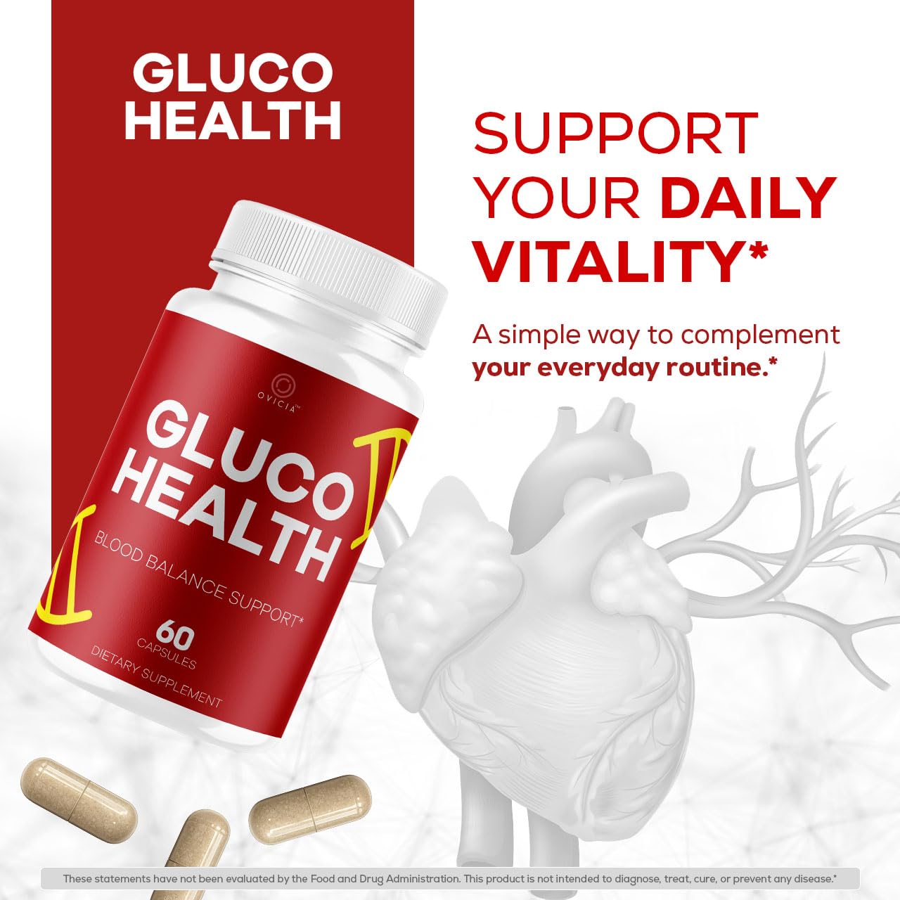 OVICIA Gluco Health Capsules 180 Capsules