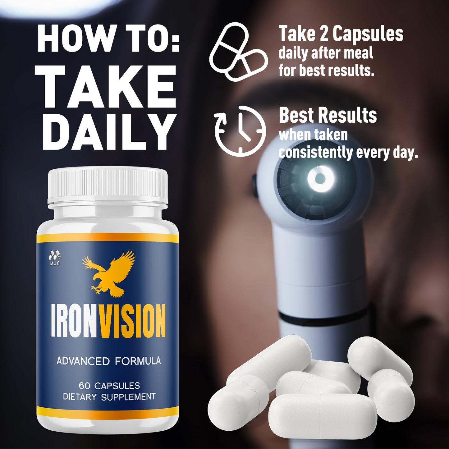 MJO Iron Vision 60 Capsules