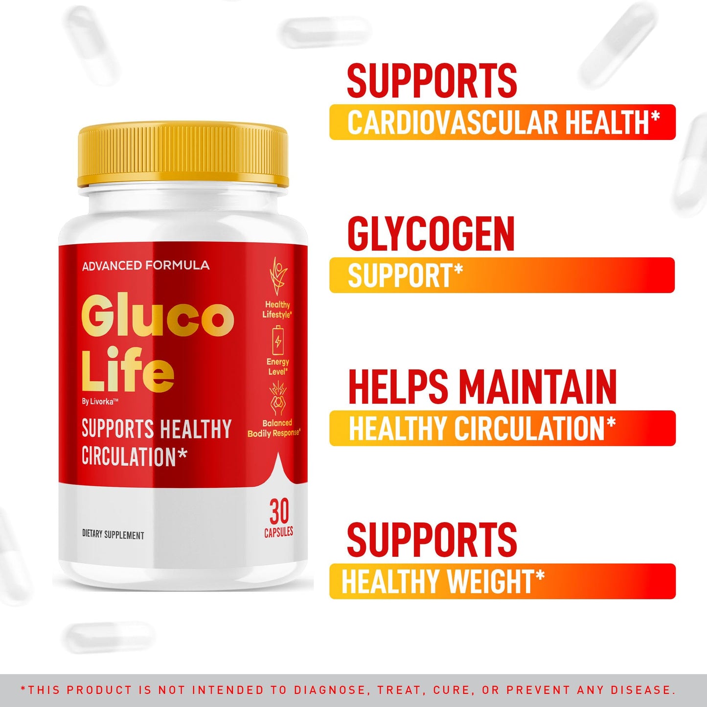 LIVORKA GlucoLife Capsules 90 Capsules