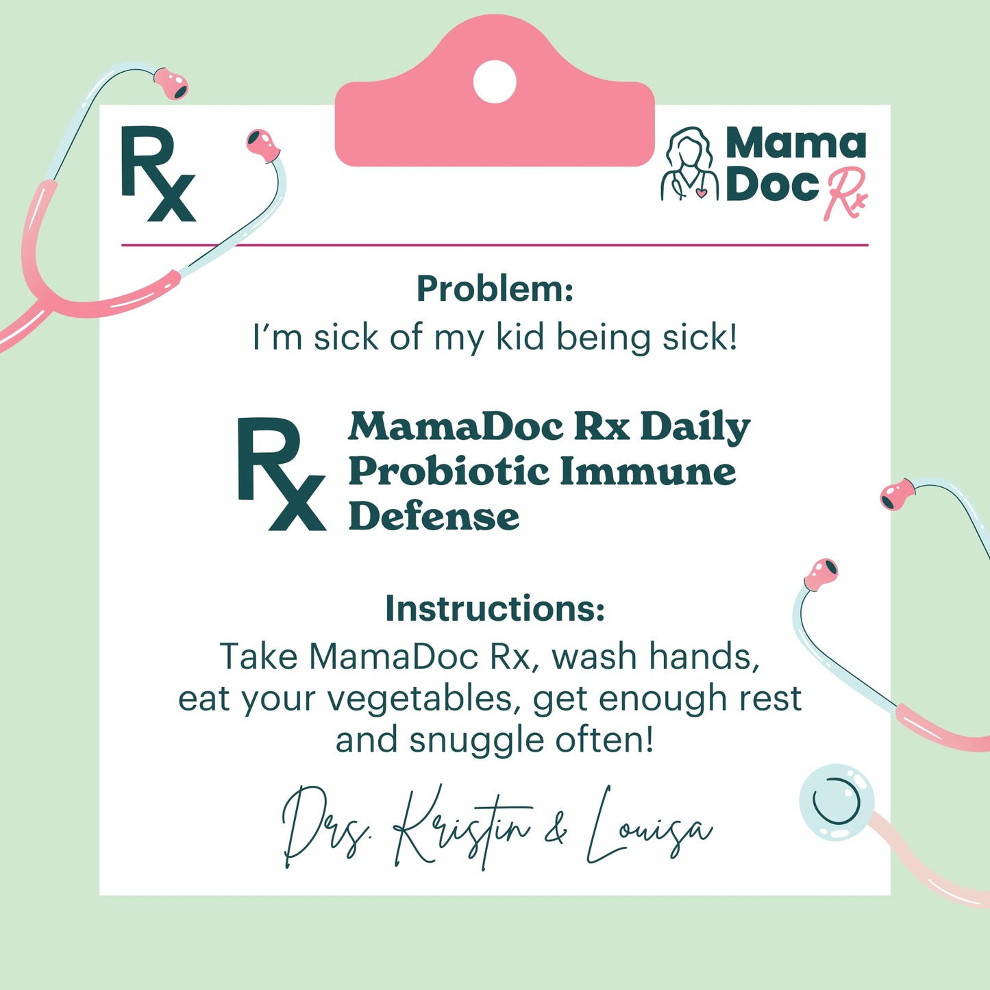 MamaDoc Rx Certified Organic Kids & Teens Probiotic Immune Defense Chewable Tablets 30 Count