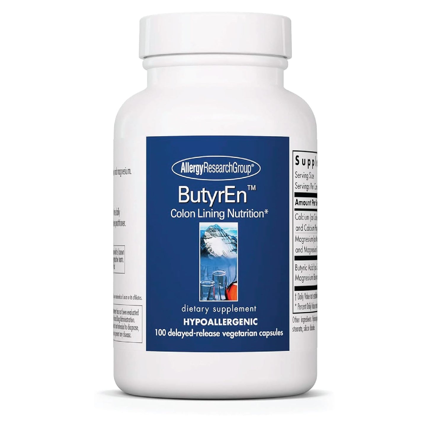 Allergy Research Group ButyrEn Colon Lining Nutrition 100 Capsules