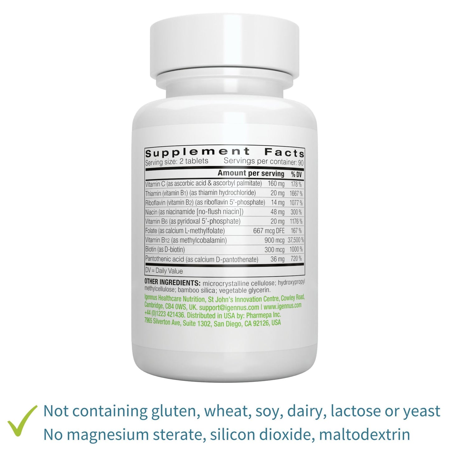 Igennus Healthcare Nutrition Super B-Complex & Omega-3 Bundle, 360 Tablets