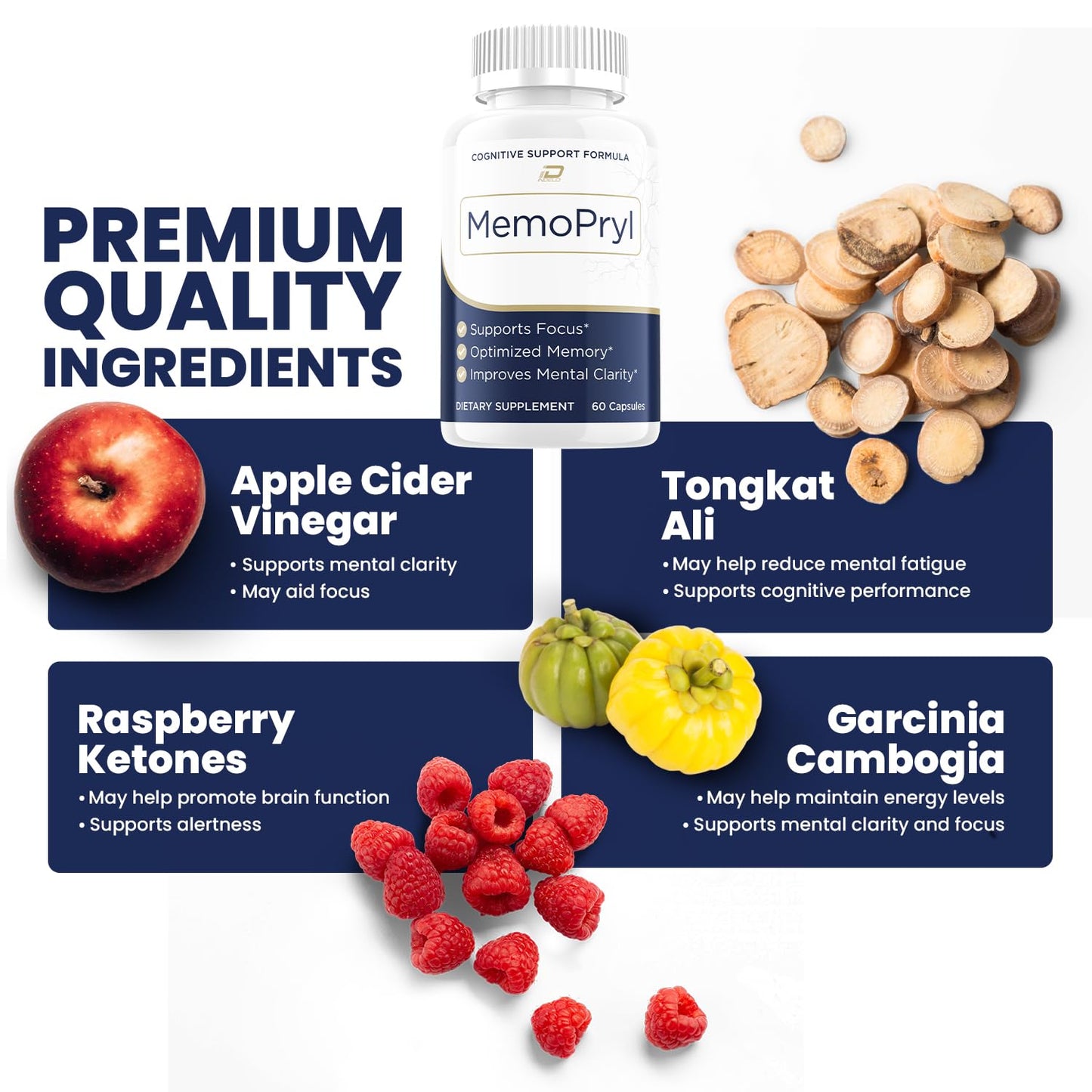 Indelo Memopryl Advanced Formula Supplement Capsules 60 Count