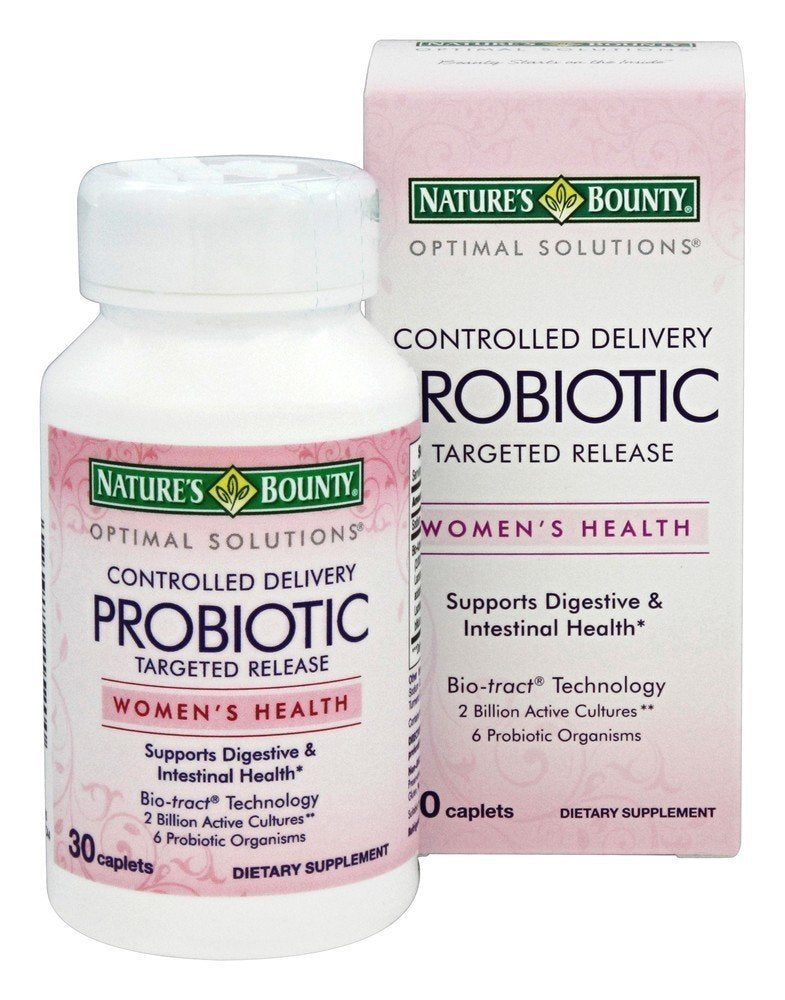 Nature's Bounty Optimal Solutions Probiotics Targeted Release Caplets, 30