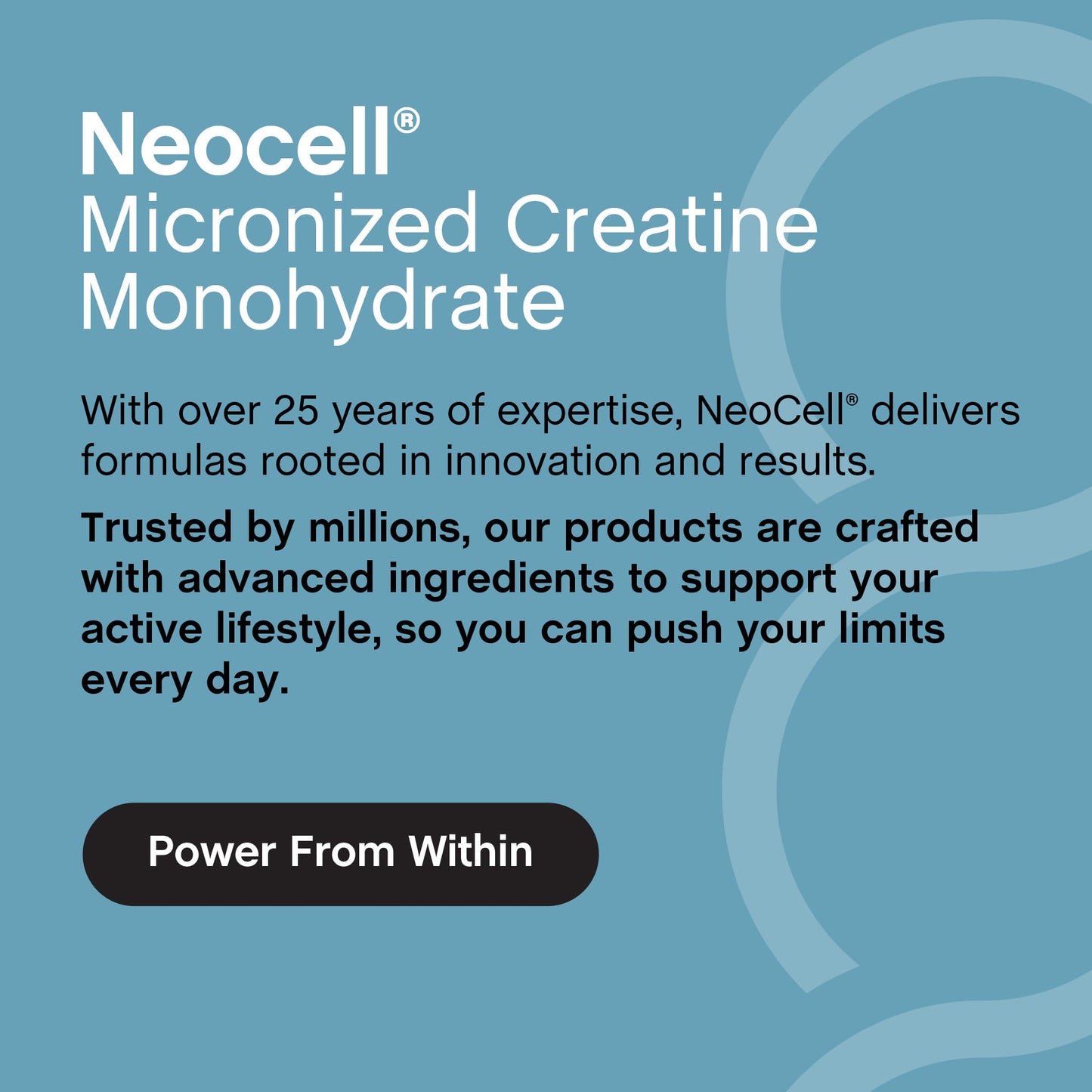 NeoCell Creatine Monohydrate Powder 17.6 oz