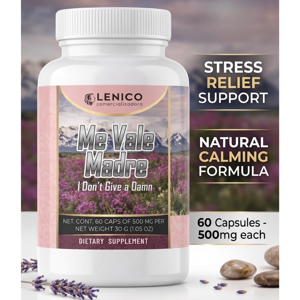 Lenico Comercializadora Me Vale Madre Capsules 60 Count