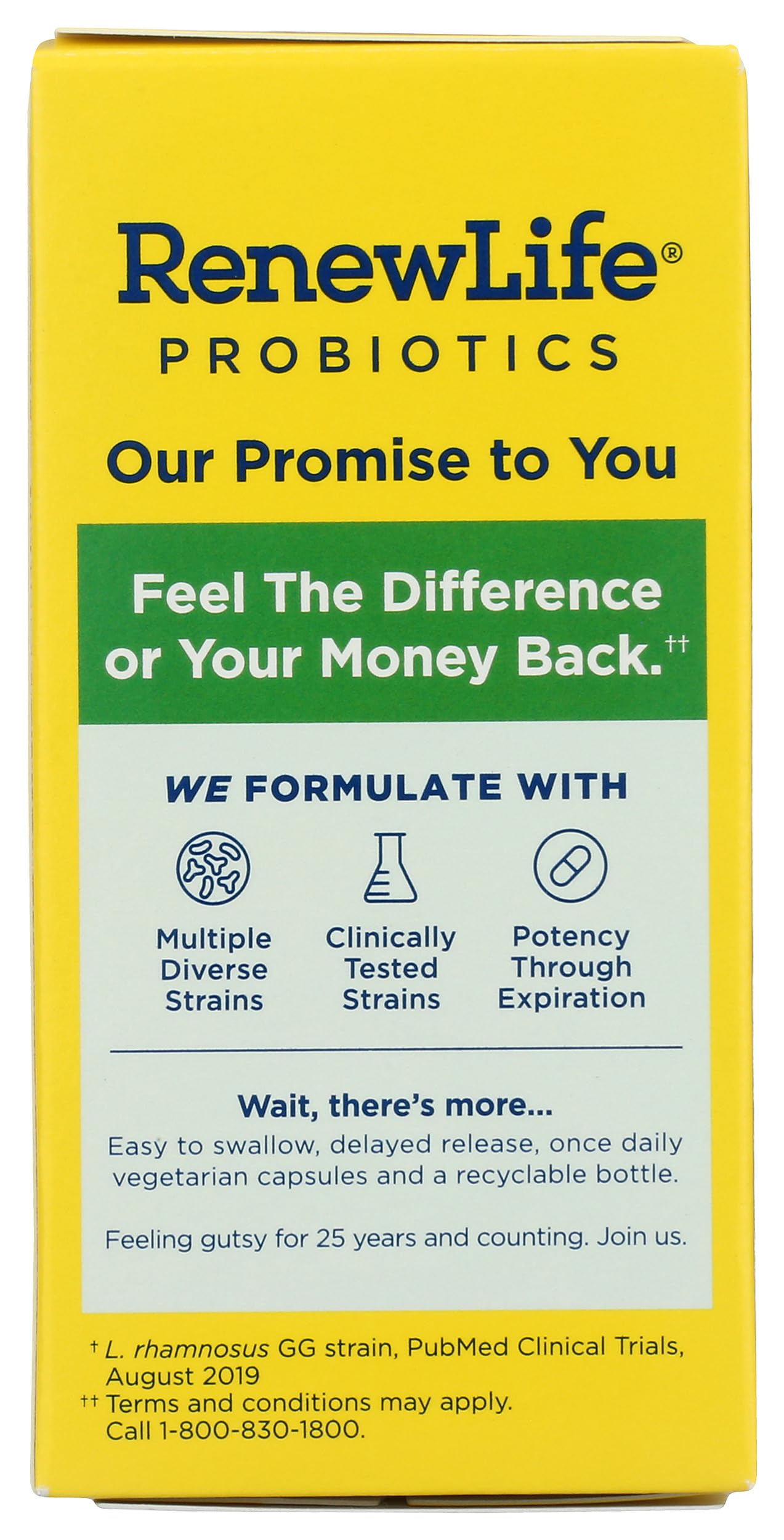 Renew Life Probiotic 50 Plus 30B Capsules, 30 Count