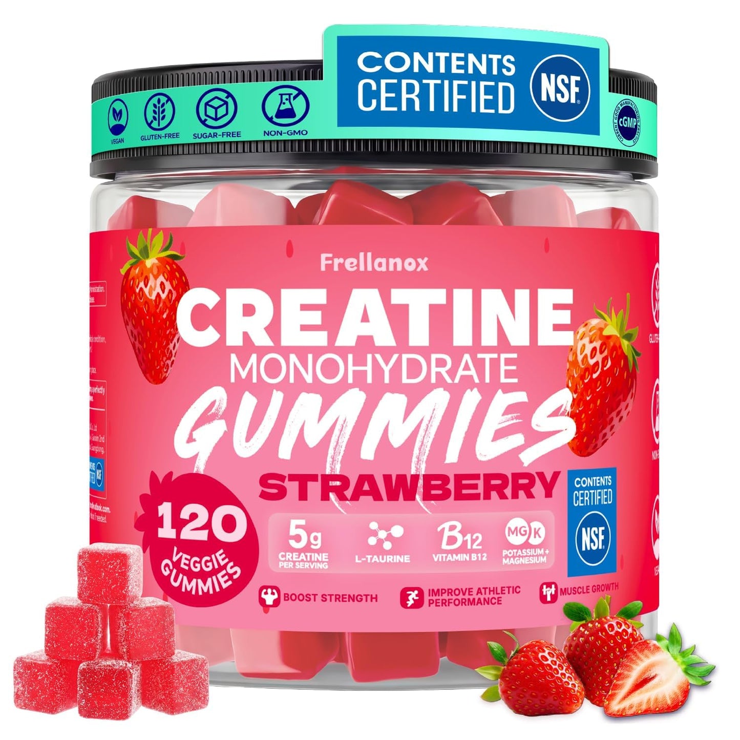 Frellanox Creatine Monohydrate Gummies 120